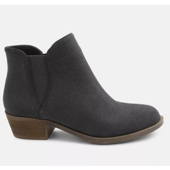 Kensie Women's Gerona Ankle Boot Dark Gray - Picture 2 of 5